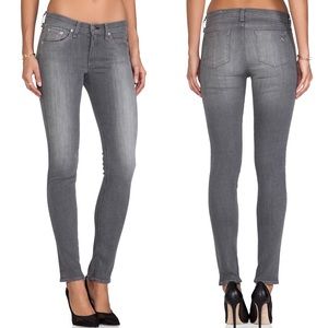The Skinny Buxton Rag & Bone denim jeans gray 27